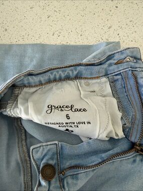 Grace & Lace Light Blue High-Rise Women's Jeans